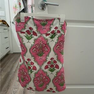 Floral Pink and Green Women's Skirt